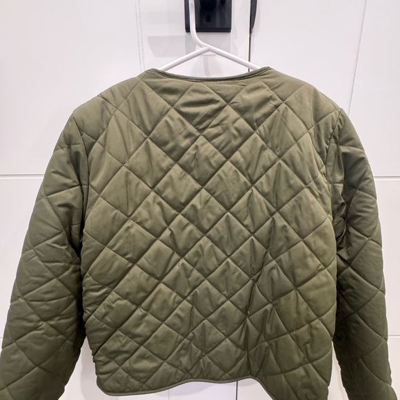 REVERSIBLE girls quilted Sherpa jacket - Picture 2 of 4